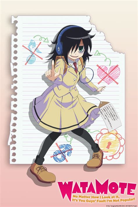 watamote|No Matter How I Look at It, It's You Guys' Fault I'm Not Popular!.